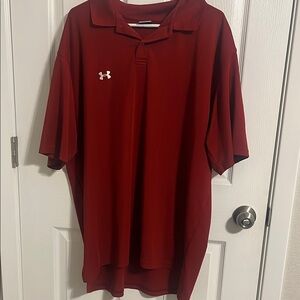 Under Armour Men's Red Polo Shirt